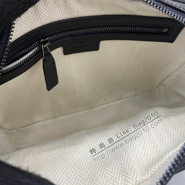 Gucci專櫃古馳最新款Emblem男士旅行系列斜挎包肩背包 jh2582型號：821160